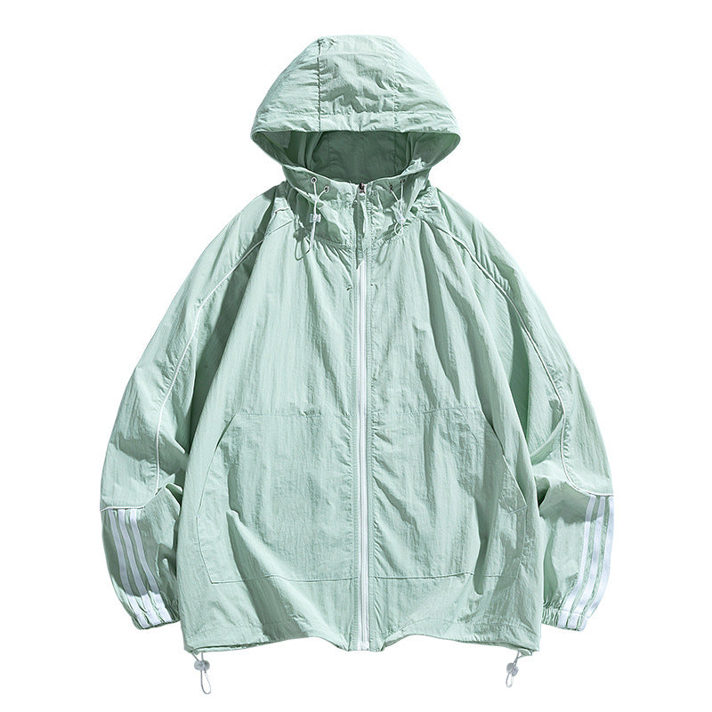 Damen Leichte Sportjacke mit Kapuze