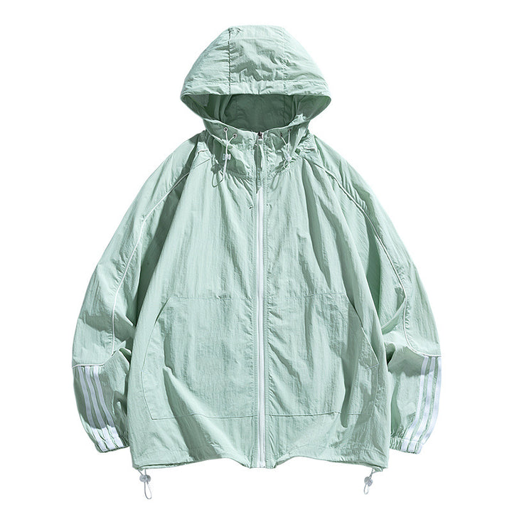 Damen Leichte Sportjacke mit Kapuze