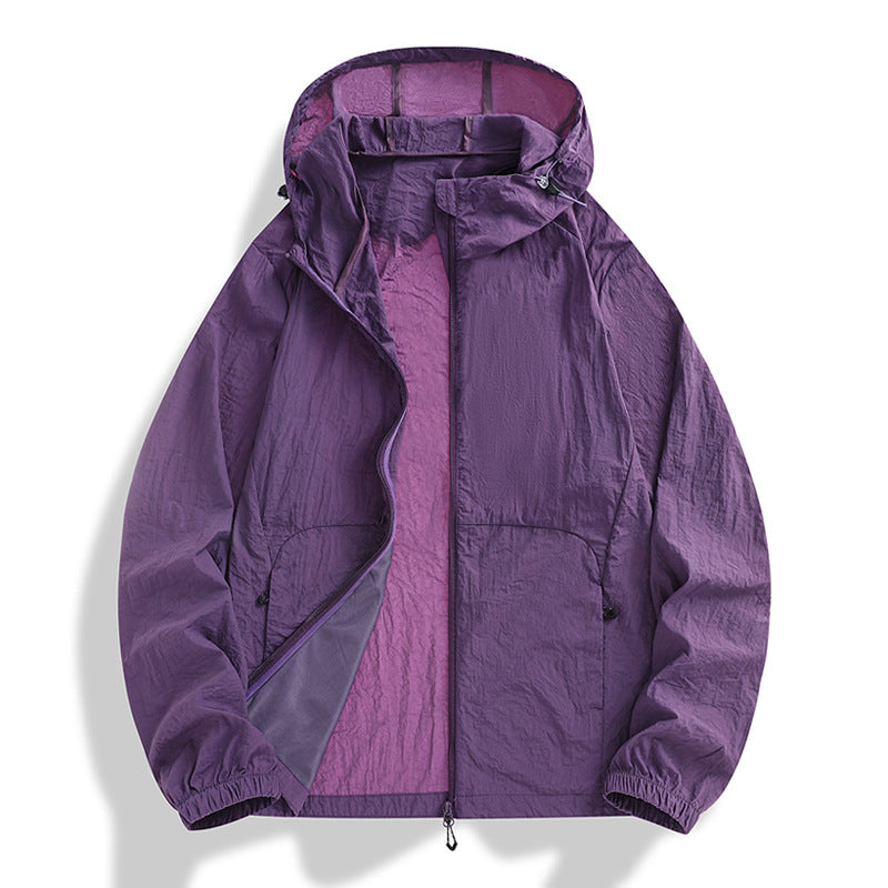 Herren Leichte Outdoorjacke mit verstellbarer Kapuze Drune