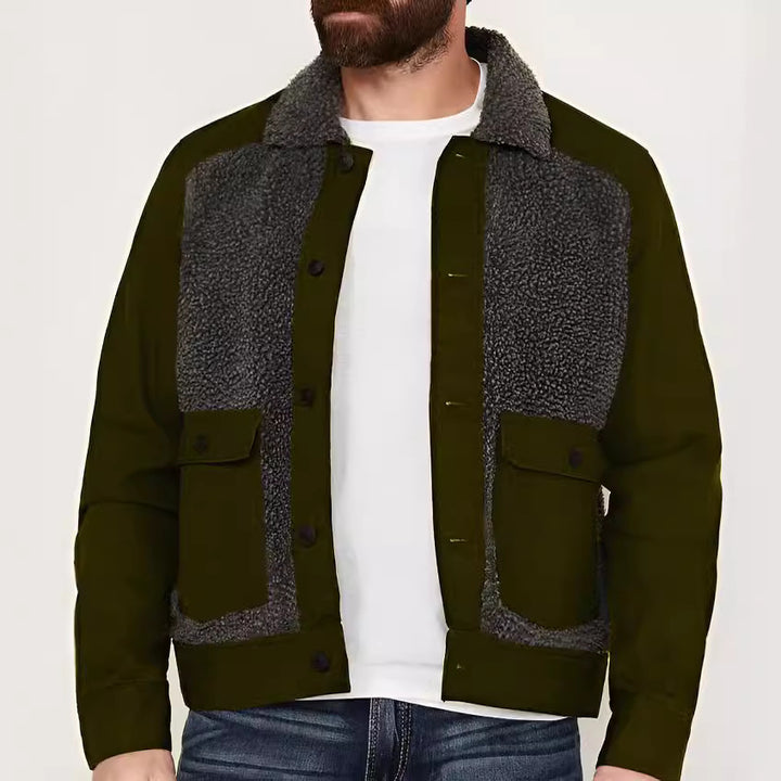 Herren lässige Fleece-Jacke Drune