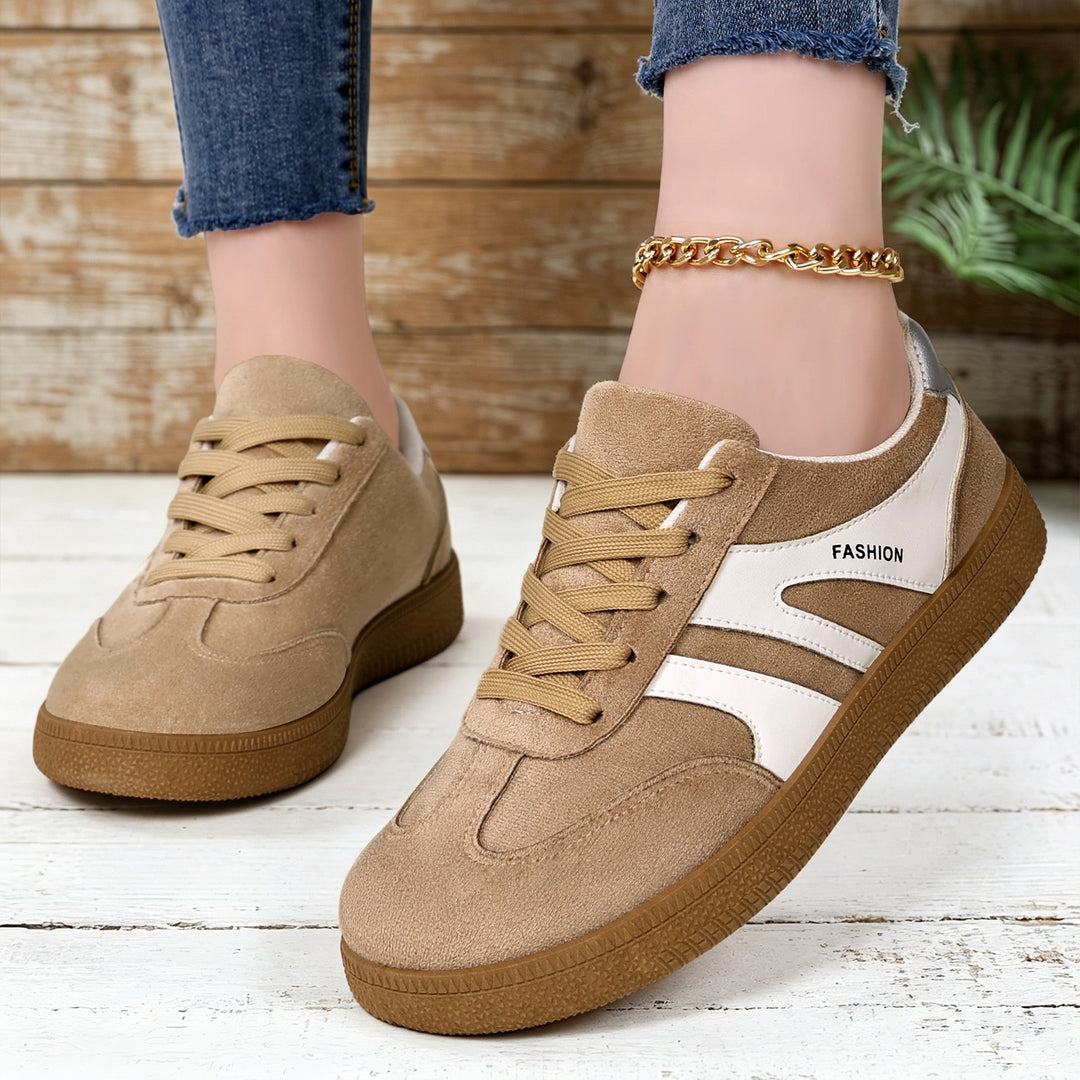 Herren nan retro Veloursleder Sneaker mit gepolstertem Fersenkragen und profilierter Gummilaufsohle Drune