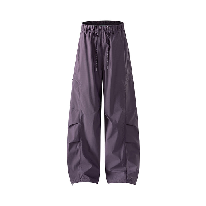 Herren Tech-Cargo-Hose aus wind- und wasserabweisendem Nylon mit elastischem Bund & Multifunktionstaschen Drune