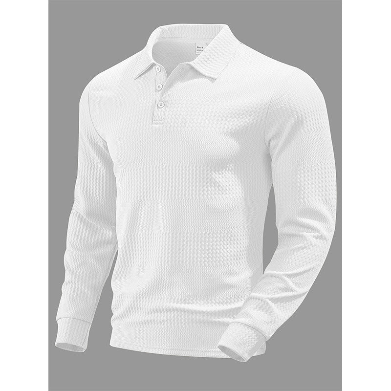 Herren Langarm-Poloshirt Drune