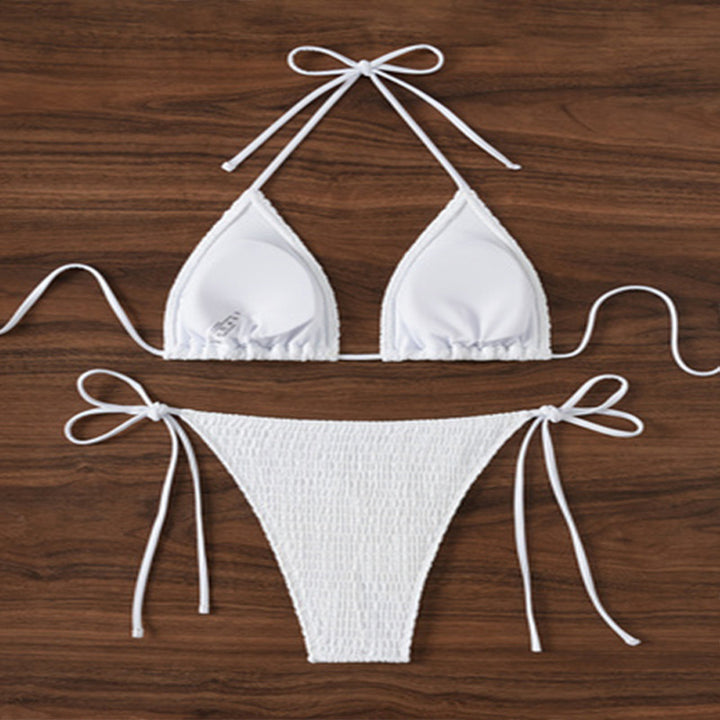 Damen Triangel-Bikini mit strukturierter Oberfläche Drune