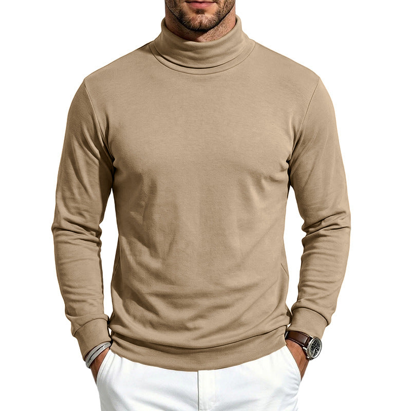 Herren Feinstrick‑Rollkragenpullover mit schmaler Silhouette und elastischen Bündchen Drune