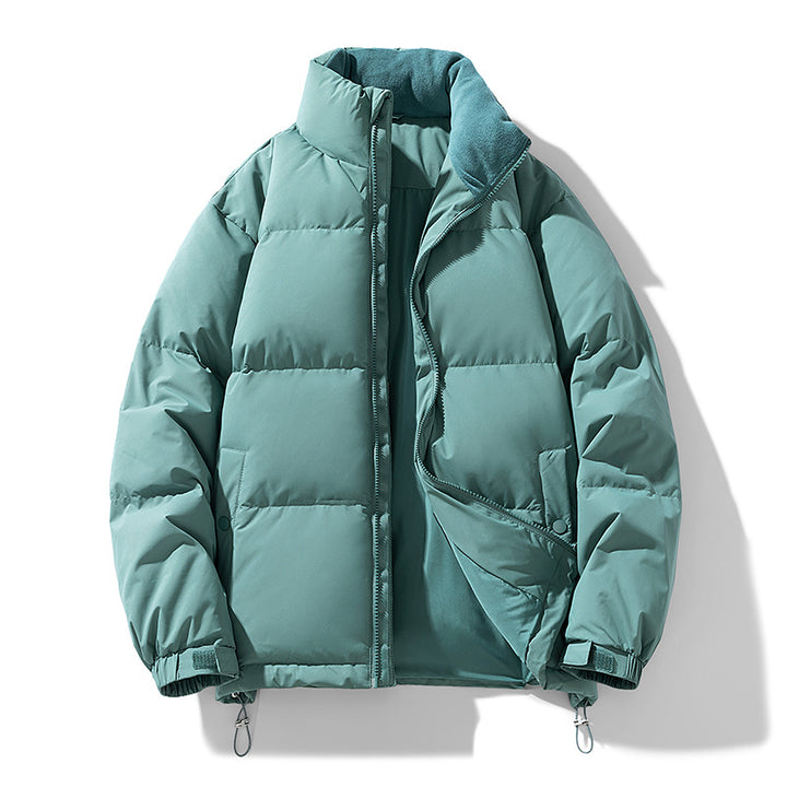 Damen Wattierte Steppjacke mit hohem Kragen und Teddyfutter Drune