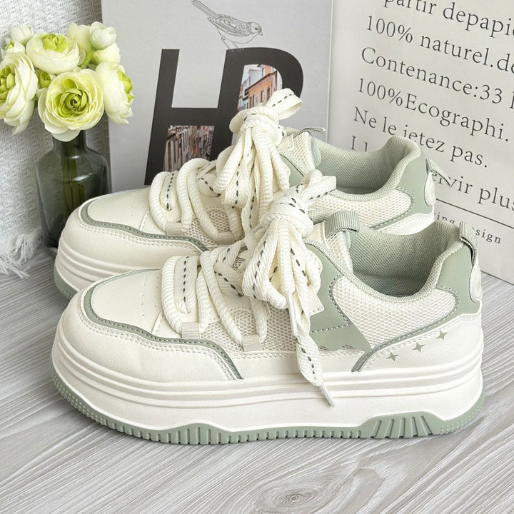 Damen Sportliche Sneaker mit dicker Sohle Drune
