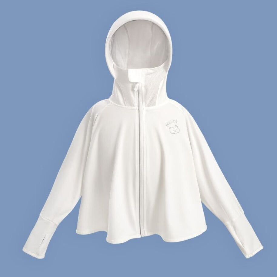 Damen atmungsaktive Sonnenschutzjacke mit Reißverschluss Drune