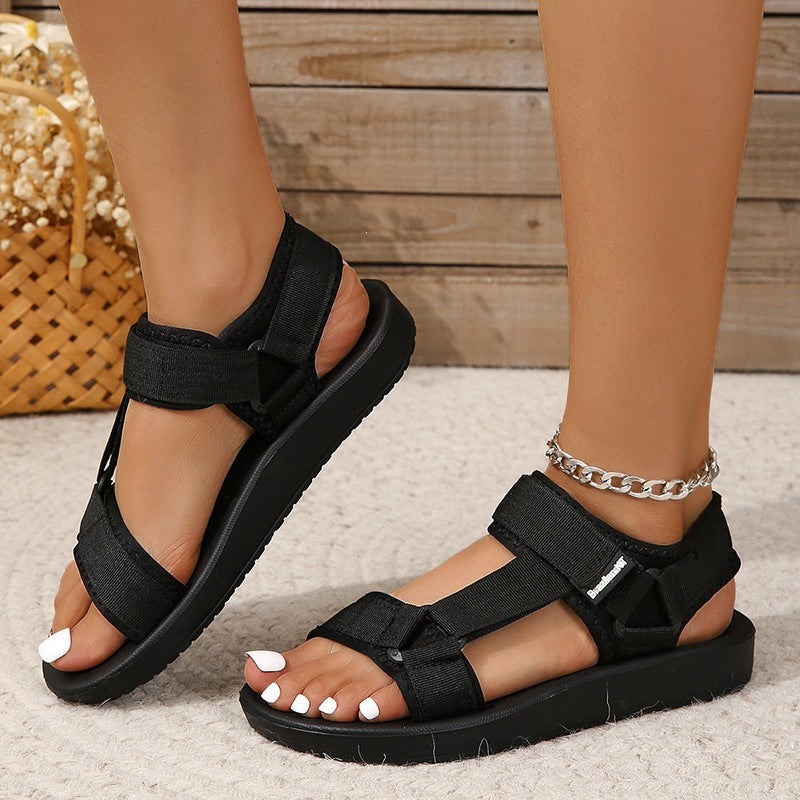 Damen Farbige Komfort Sandalen Drune