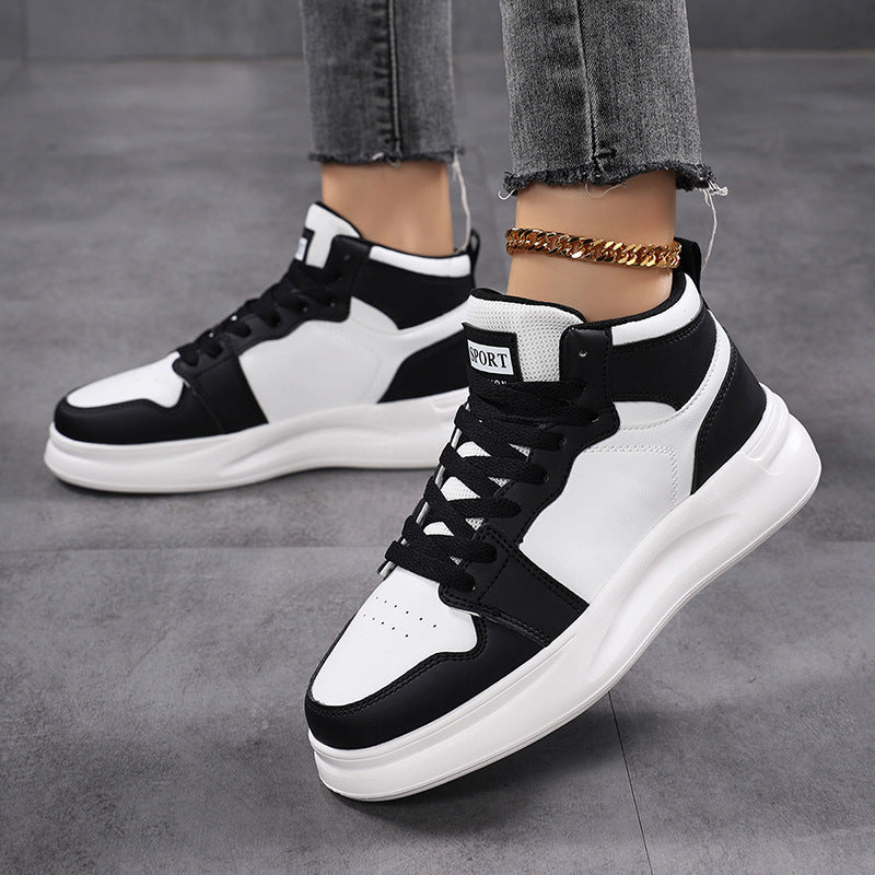 Damen Sportliche High-Top Sneaker mit atmungsaktivem Obermaterial Drune