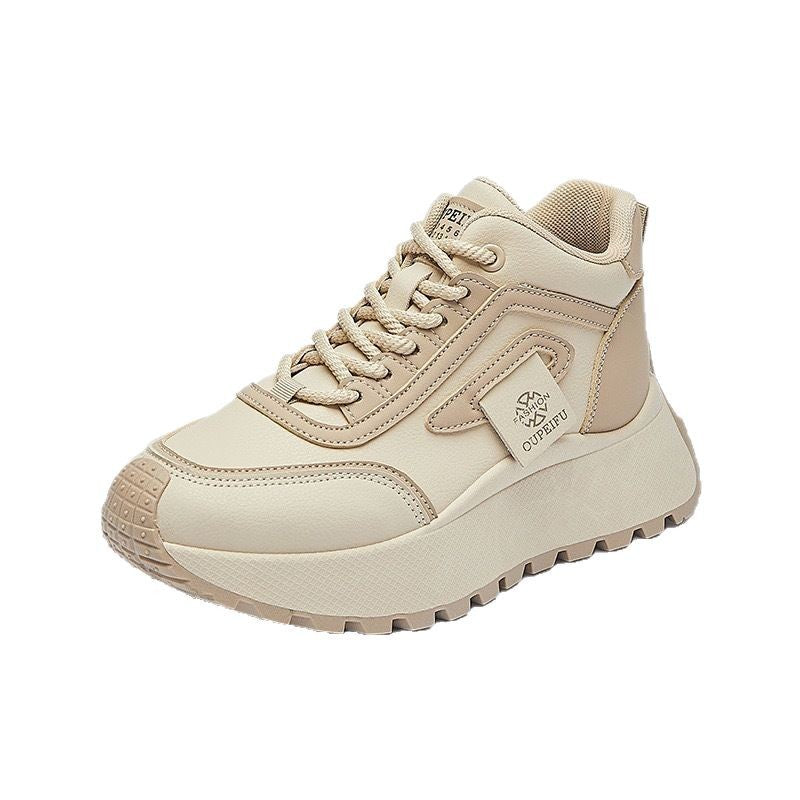 Damen Sportliche High-Top Sneakers mit kuscheligem Futter und rutschfester Sohle Drune