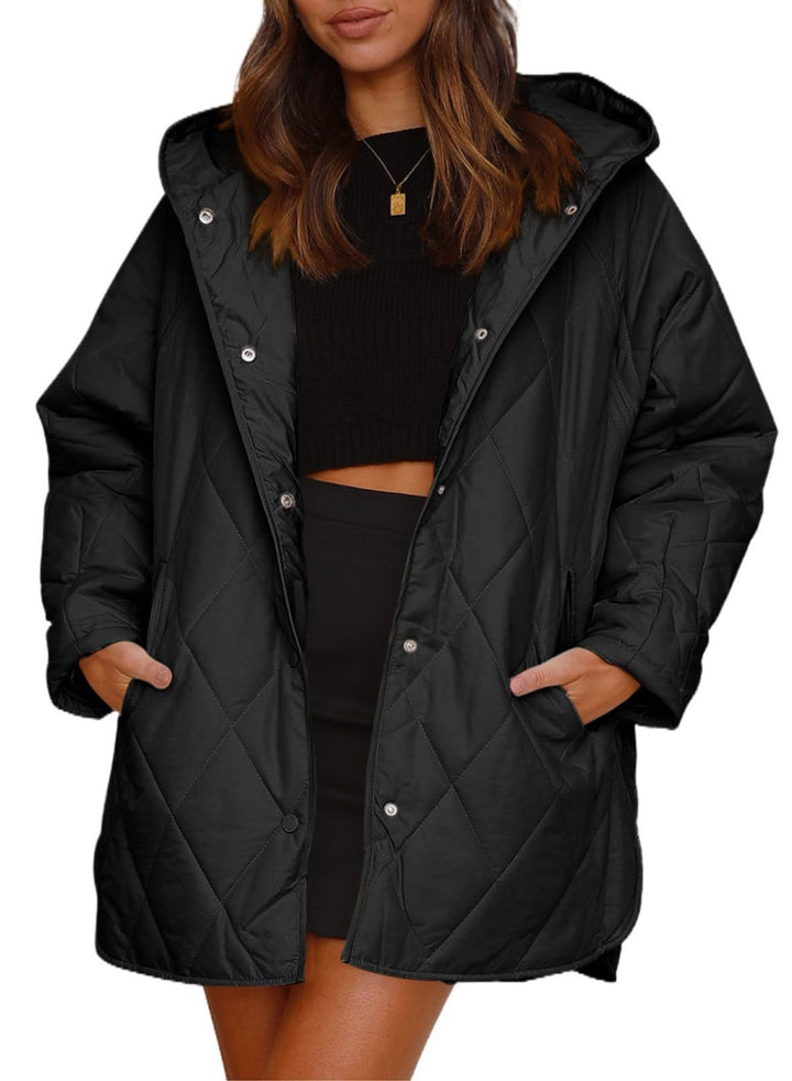 Drune | Gepolsterte Jacke mit klassischem Druck