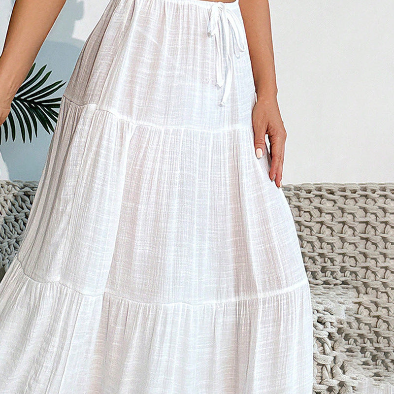 Damen Maxirock mit lässigem Layering Drune