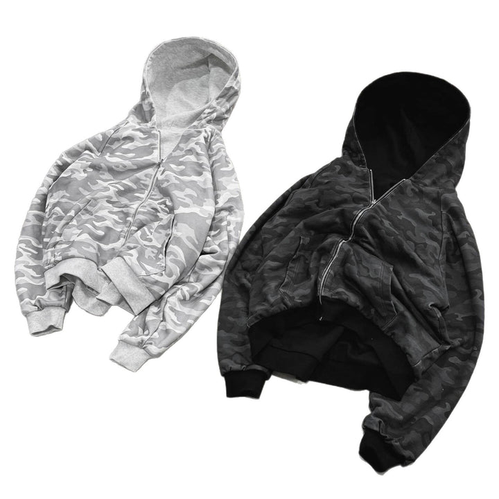 Damen Kapuzenjacke im modernen Camouflage-Design Drune