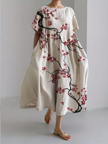 Buntes Blumenkleid