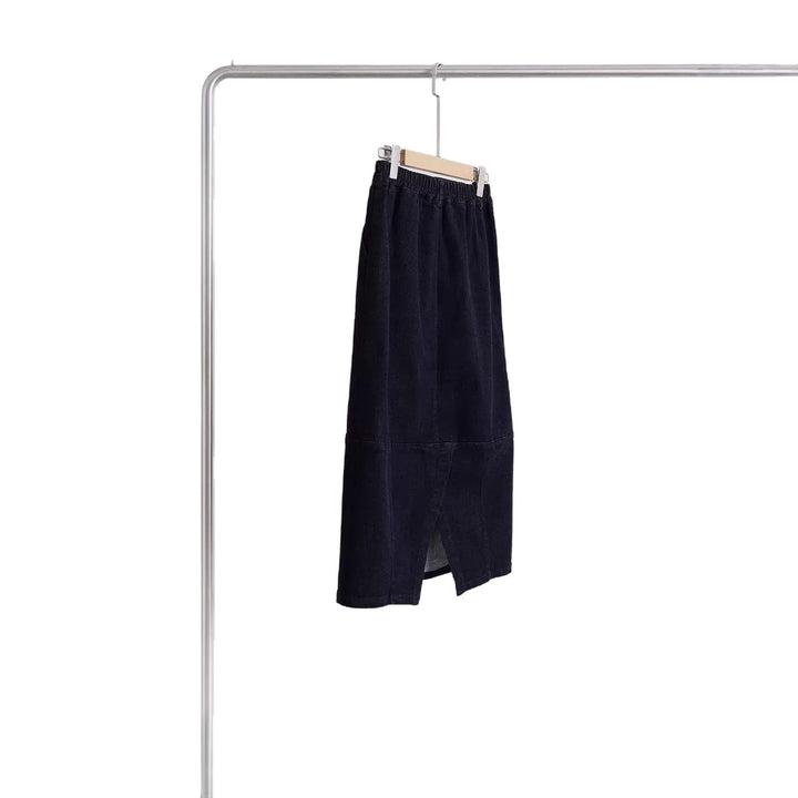 Damen Elegant geschnittener Midirock Drune