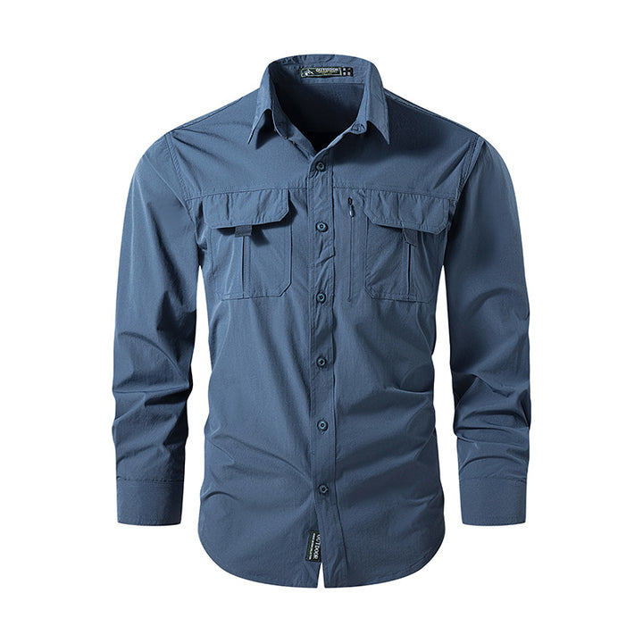 Herren Funktionales Outdoor-Hemd Drune