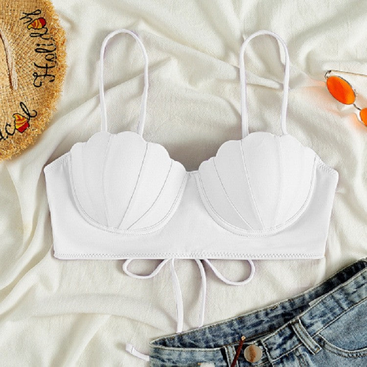 Damen Bikinoberteil mit Rüschen-Design Drune