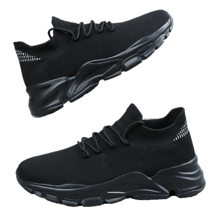 Unisex Strick-Sockensneaker mit atmungsaktiver Maschenoberfläche und markanter Plateau-Laufsohle Drune