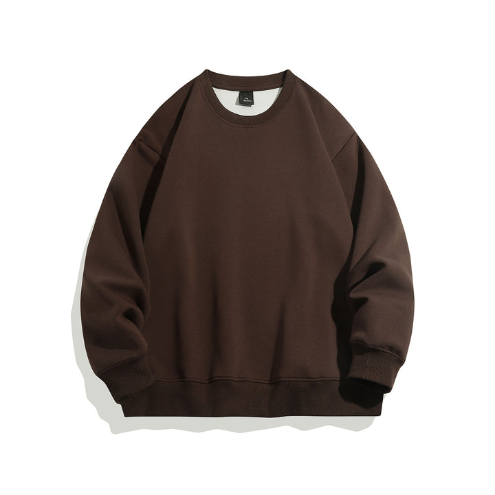 Herren Oversize Rundhals‑Sweatshirt mit tiefem Sitz, Raglanärmeln und gerippten Bündchen Drune