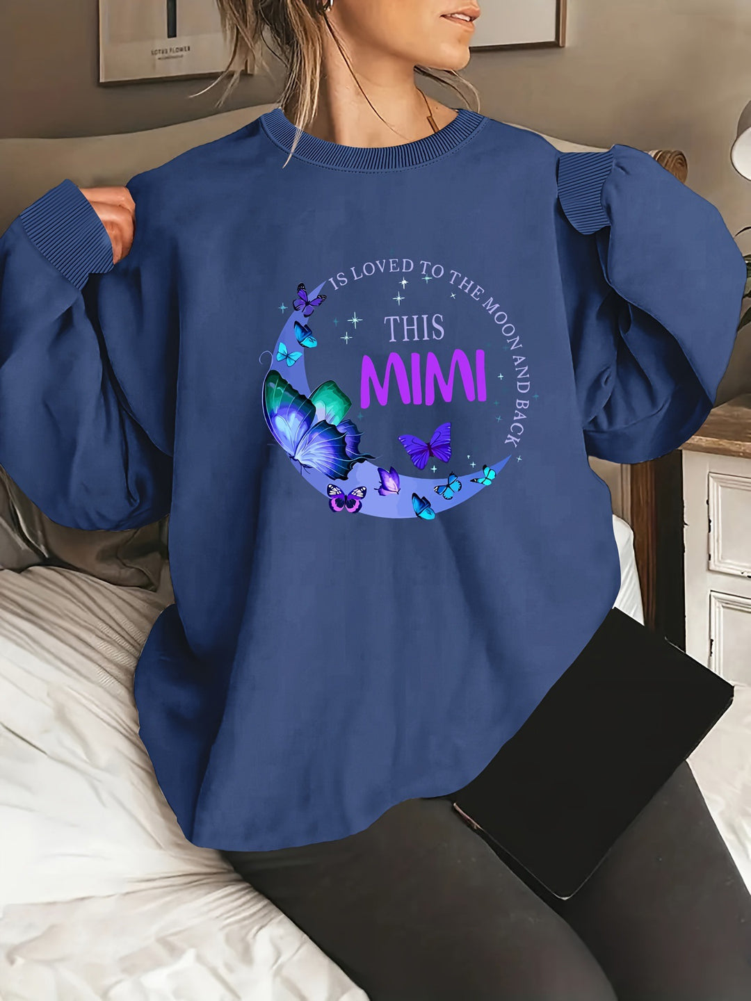 Damen Grafischer Sweatshirt Drune