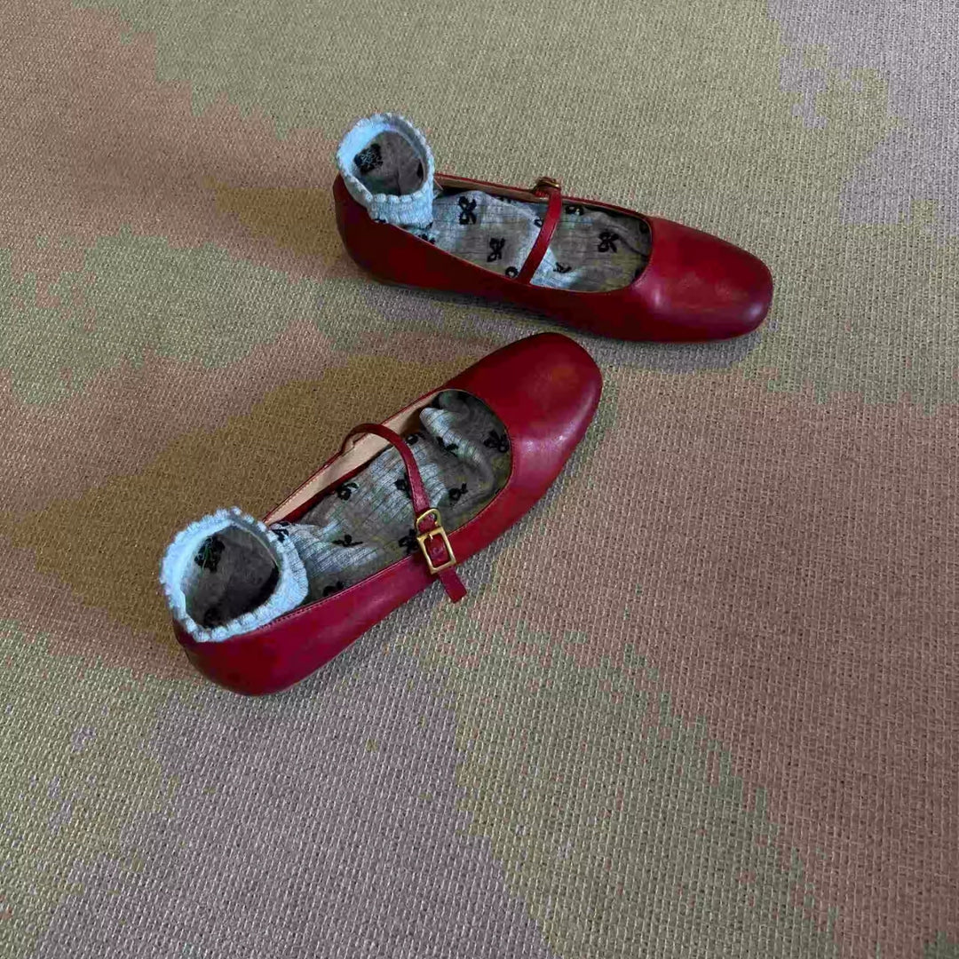 Damen elegante Mary Janes mit komfortabler Sohle und verstellbarem Riemen Drune