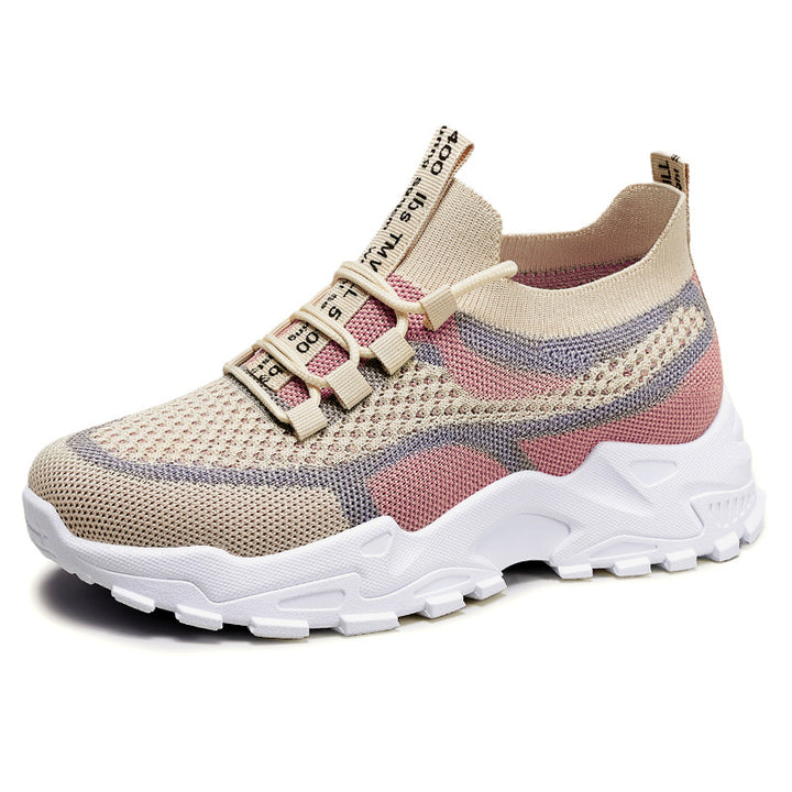 Herren nan gestrickter Sockensneaker mit elastischem Schlupfdesign und profiliertem Trail-Plateau Drune