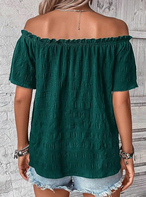 Damen Off-Shoulder Bluse Drune