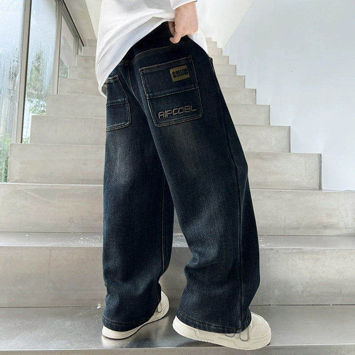 Herren weite Jeanshose Drune