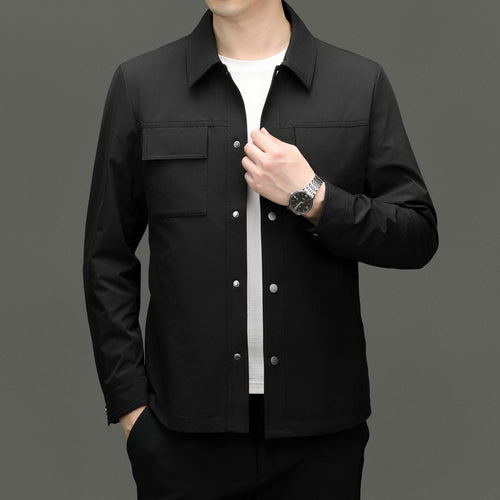 Herren leichte Utility-Jacke mit praktischen Taschen und modernem Schnitt Drune