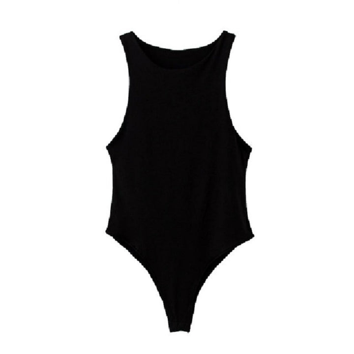 Damen Figurbetontes Tanktop mit breitem Trägerdesign Drune