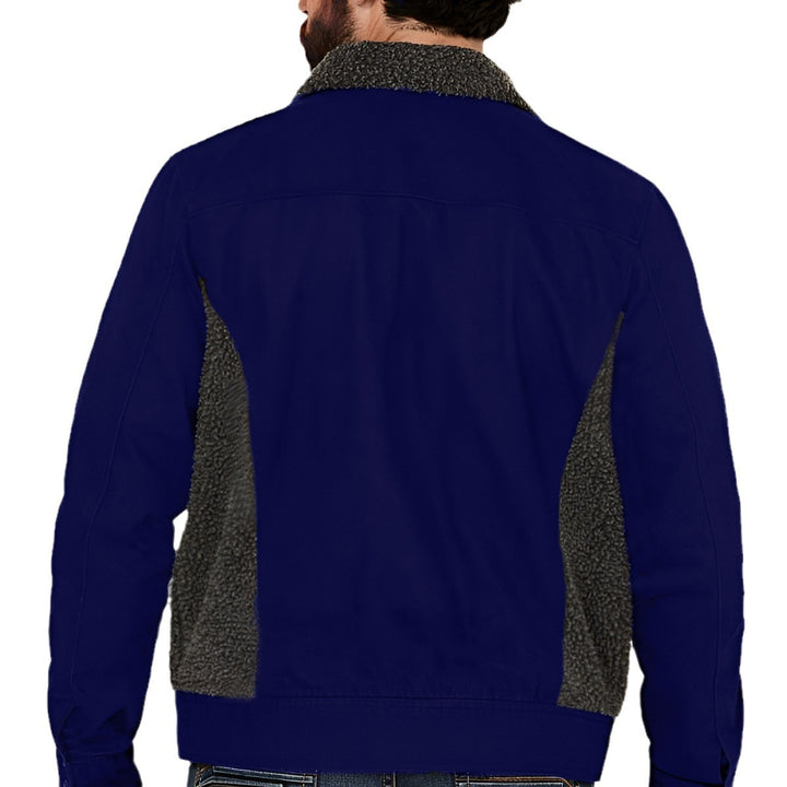 Herren etwas übergroße Jacke mit weichem Futter und praktischen Taschen Drune