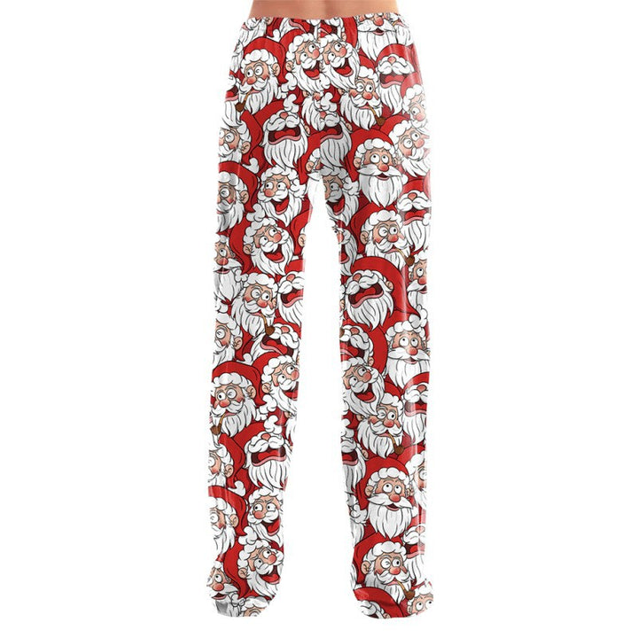 Damen Gemusterte Weihnachts-Jogginghose Drune