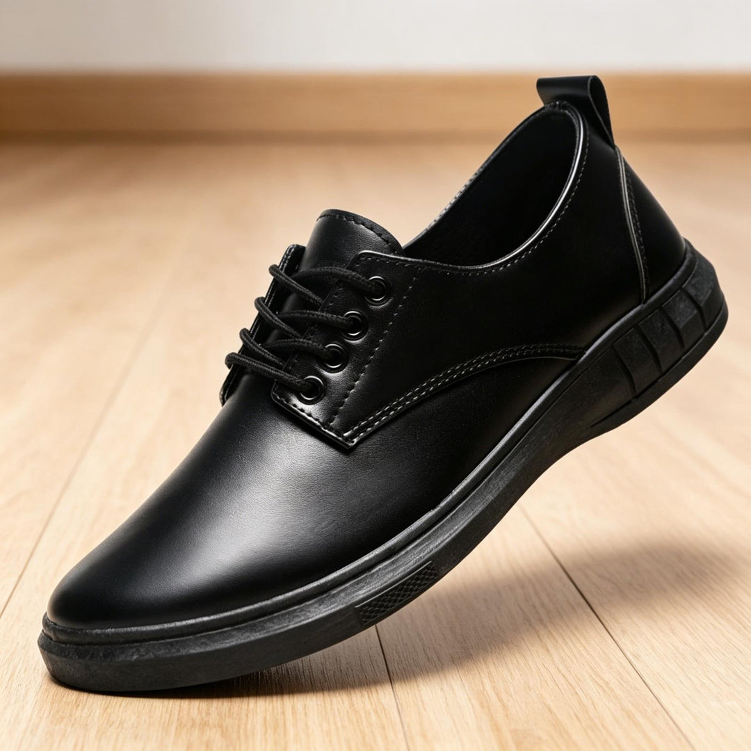 Herren Komfortable Lederschnürschuhe Drune