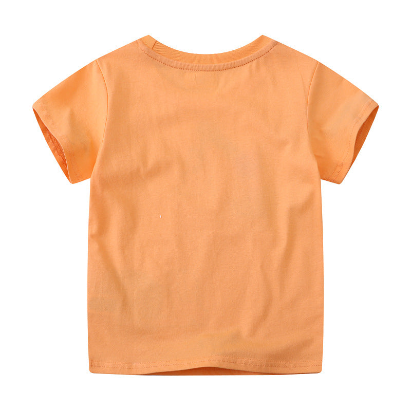 Kinder T-Shirt mit originellem Baustellenmotiv Drune
