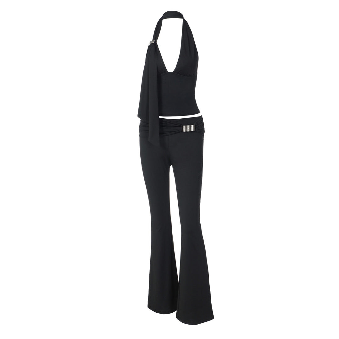 Damen Jumpsuit mit elegantem Halterdesign und schmaler Passform Drune
