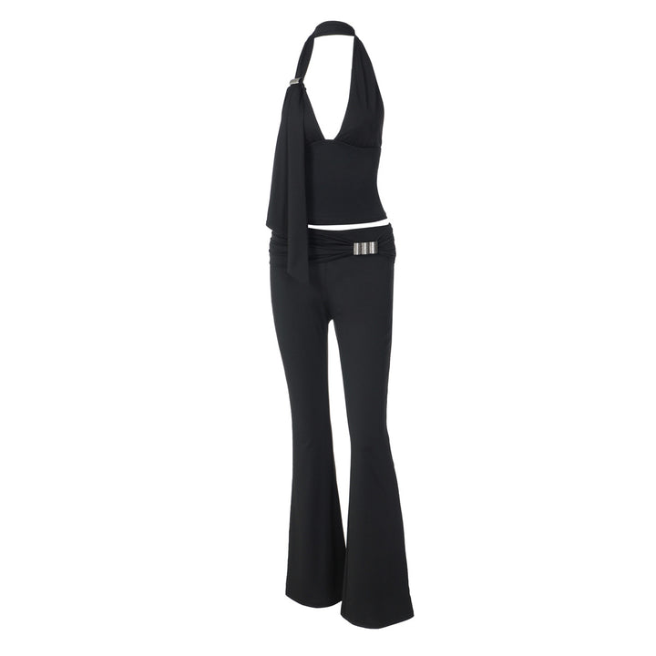 Damen Jumpsuit mit elegantem Halterdesign und schmaler Passform Drune