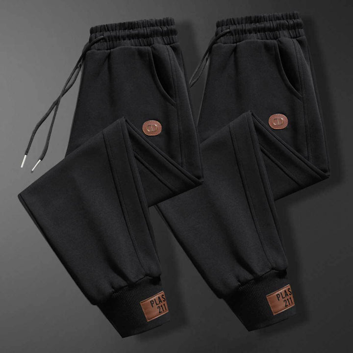 Herren bequeme Sweatpants mit verstellbarem Bund und praktischen Taschen Drune