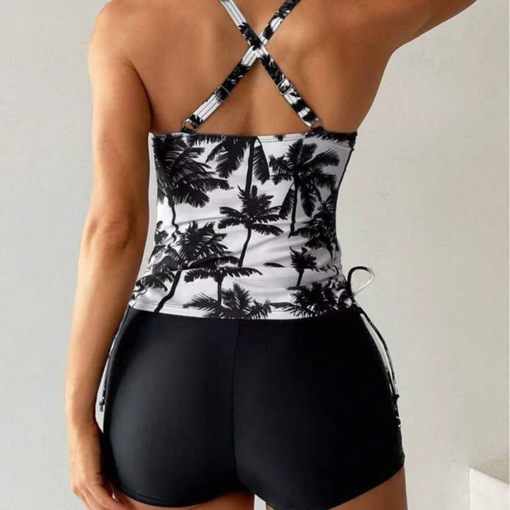 Damen Tankini-Oberteil mit sportlichen Shorts Drune