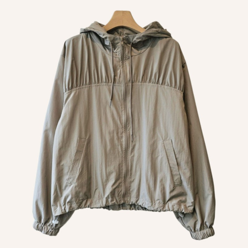 Damen leichte Übergangsjacke mit elastischen Bündchen Drune