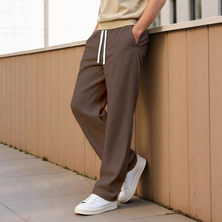 Damen Elegante und Bequeme Freizeithosen mit Struktur Drune