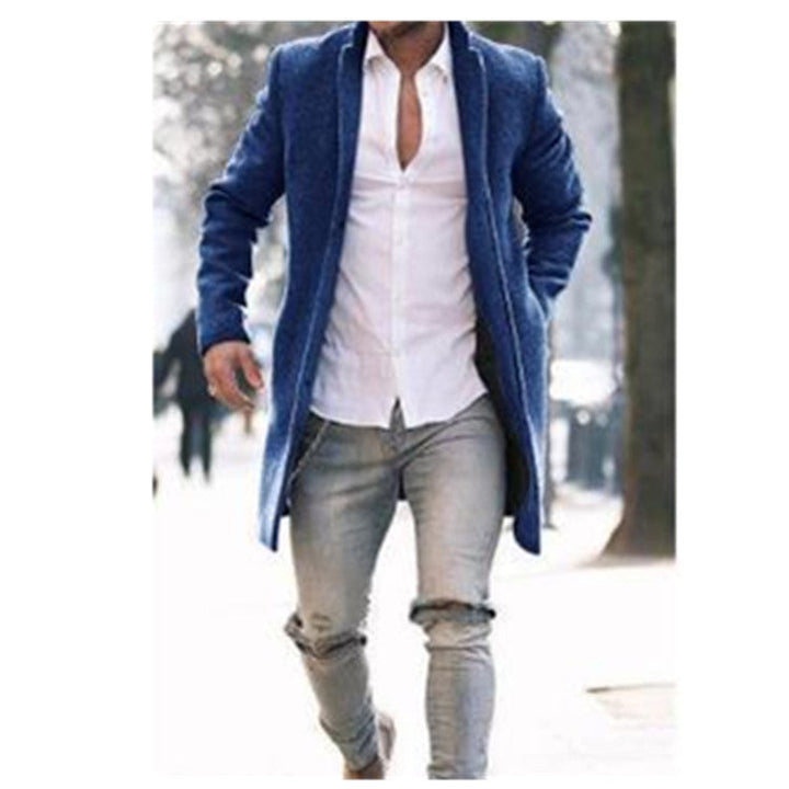 Herren elegante Wolljacke Drune
