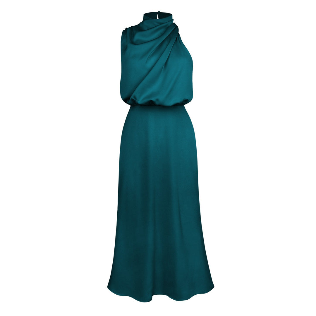 Glänzendes langes Kleid