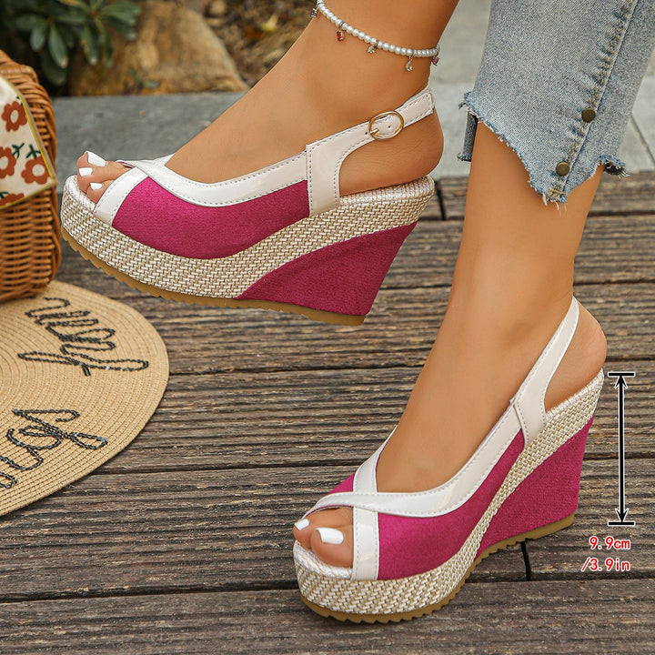 Damen Wedge Sandalen Drune