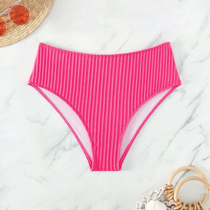 Damen Hohe Taille Bikinislip Drune