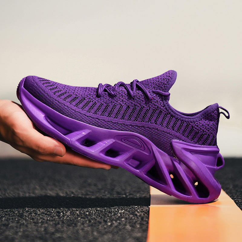 Herren leichte atmungsaktive Strick-Sneaker mit gedämpfter ergonomischer Laufsohle Drune