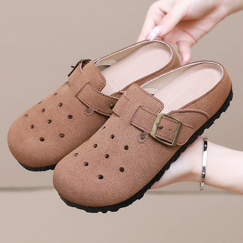 Damen Komfortable Clogs mit verstellbarem Riemen Drune