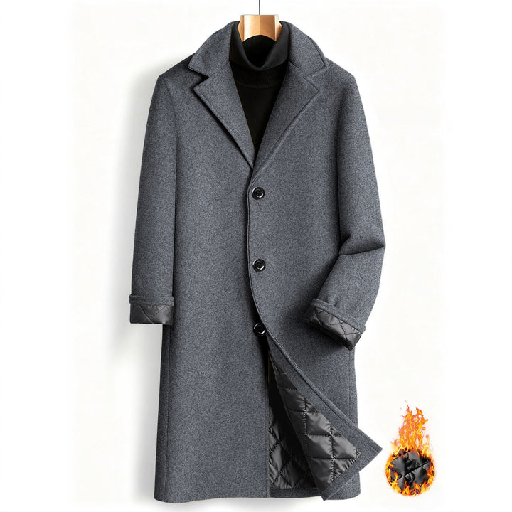 Herren eleganter Wollmantel Drune