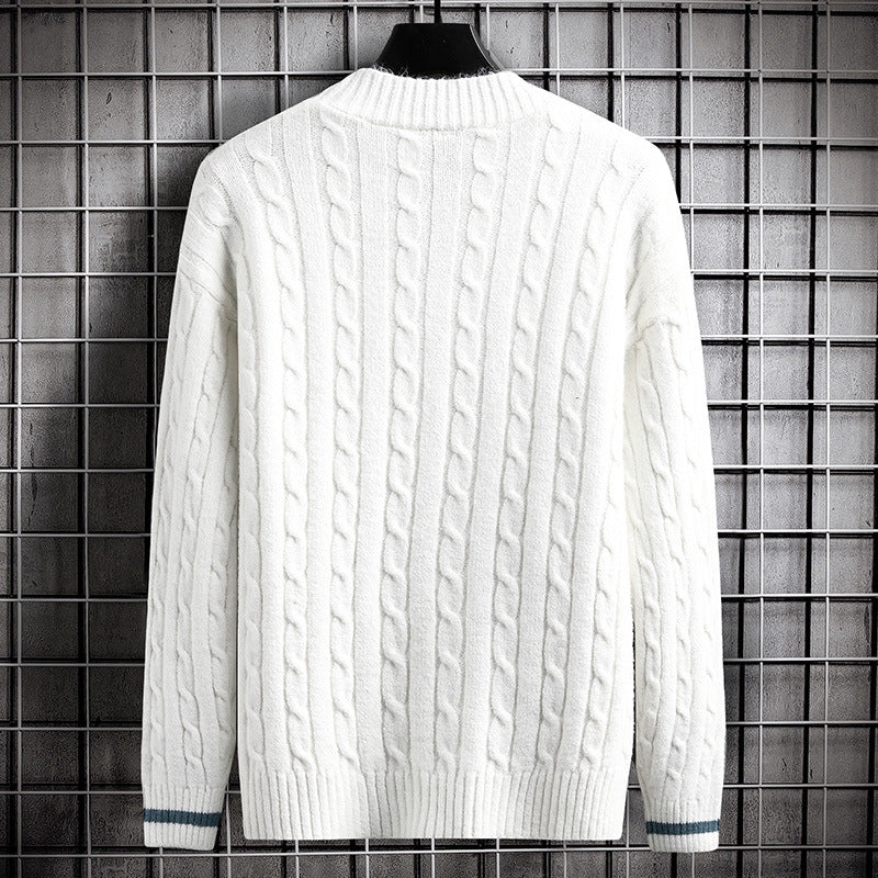 Damen Strickjacke mit Zopfmuster und Knopfdetails Drune