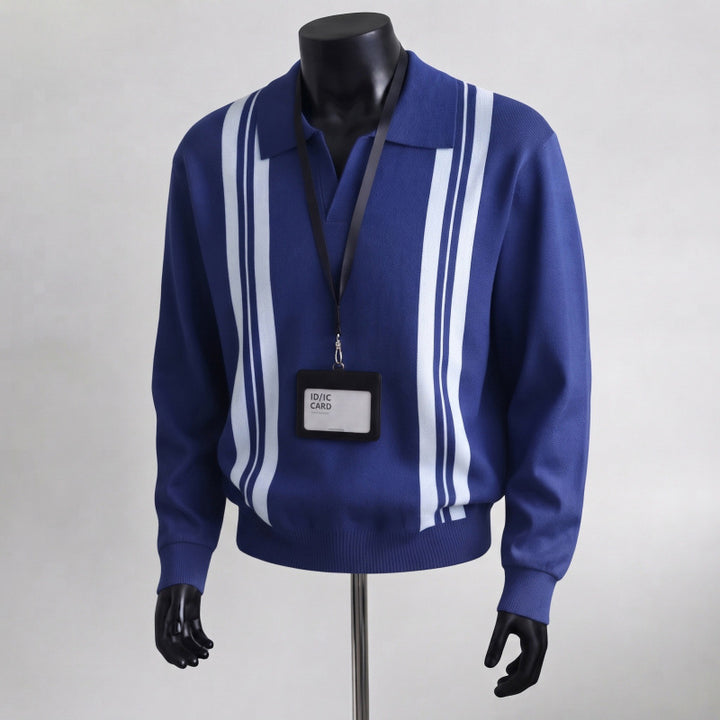 Herren Modischer Pullover mit Stripes Drune